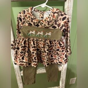 Camo and Dog Outfit